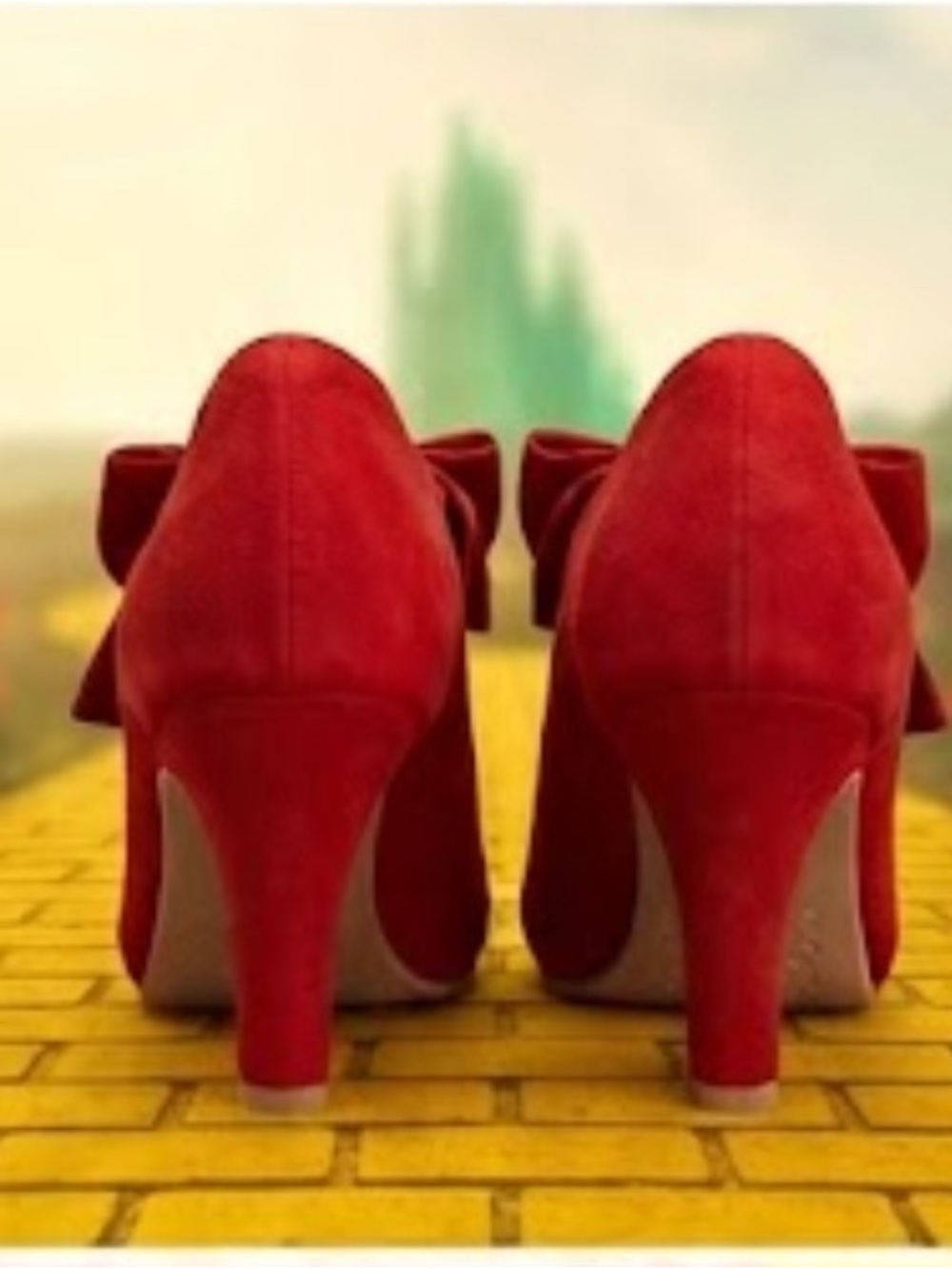 Lola Ramona Red Suede Bow High Heels👠- Women Shoes